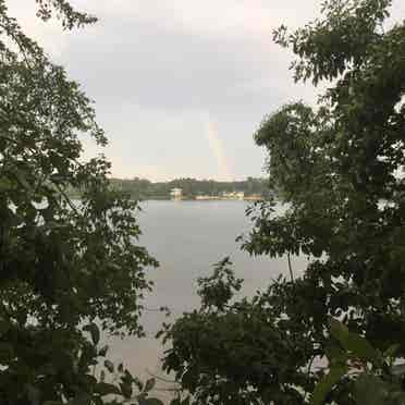 Sits on a beautiful lake Fresh Pond