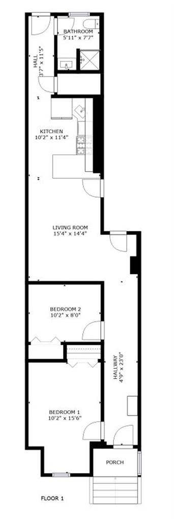 2 BR in Washington