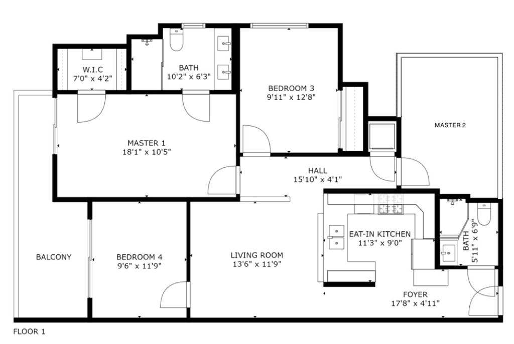 1 BR in Los Angeles