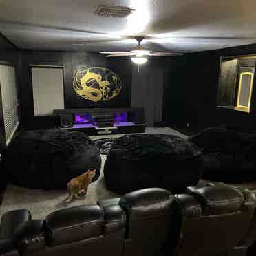 Home Theater! Anime/Game room!