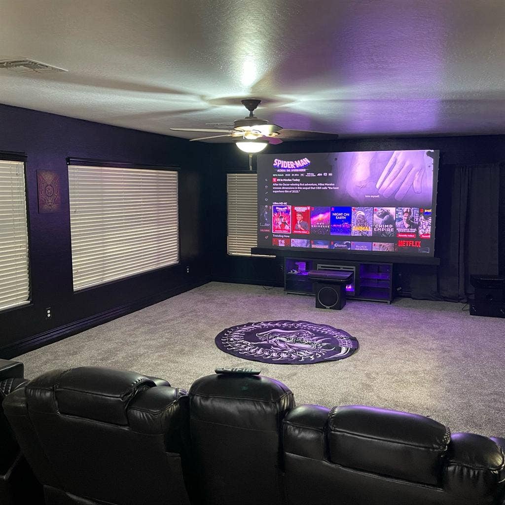 Home Theater! Anime/Game room!