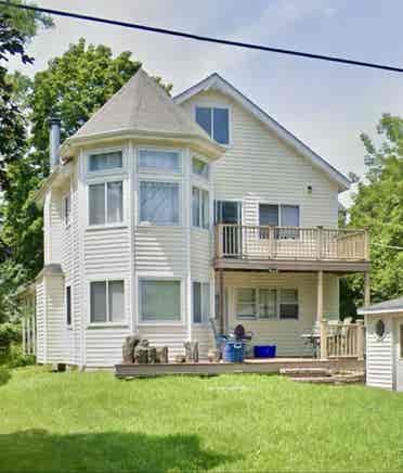 Large, walk-in closet, private deck