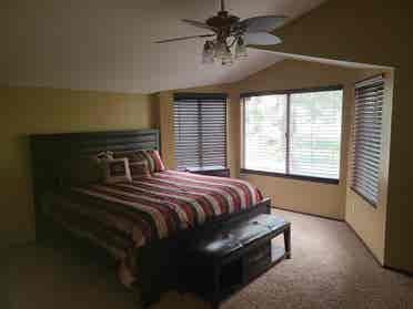 Furnished Master Bedroom/Bath