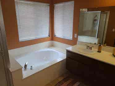 Furnished Master Bedroom/Bath