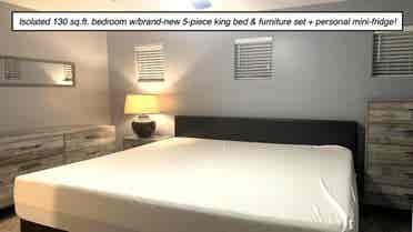 King Furn. Lg. Room, 2-Story House