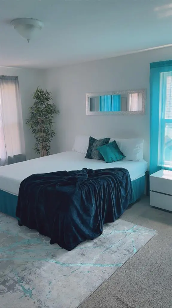 Fully furnished room with King bed