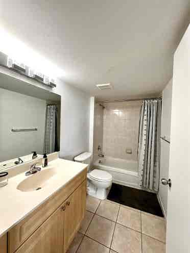 Master bedroom
with private bath
