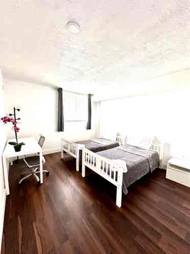Master bedroom
with private bath