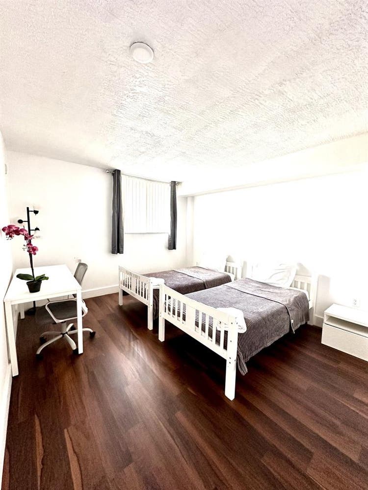 Master bedroom
with private bath