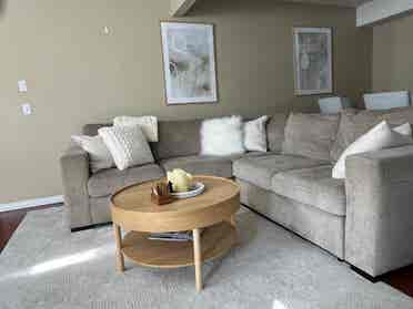 Furnished 1 bedroom in a townhouse
