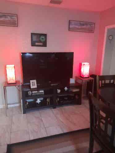 Clean furnished room for rent