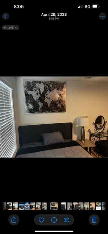 Fully furnished large rooms