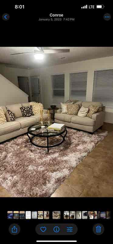 Fully furnished large rooms