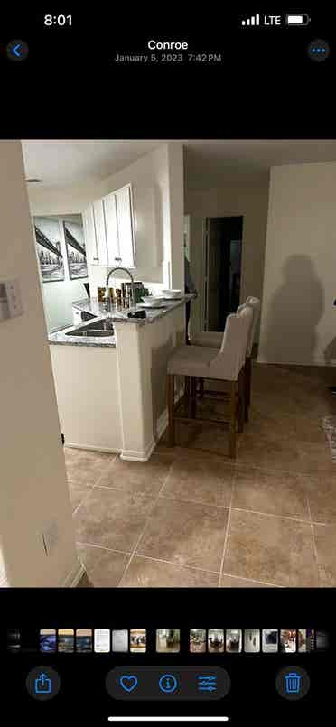 Fully furnished large rooms