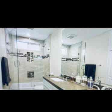 Room with private bathroom!