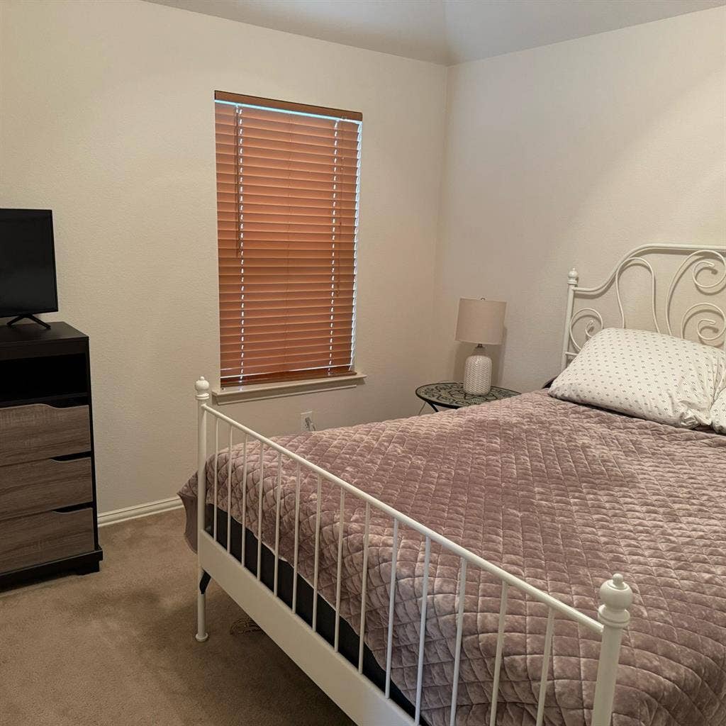 Upstairs room with private bathroom