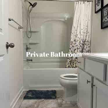 Private Bedroom & B
athroom