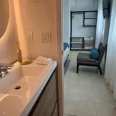 Private suite with private bathroom