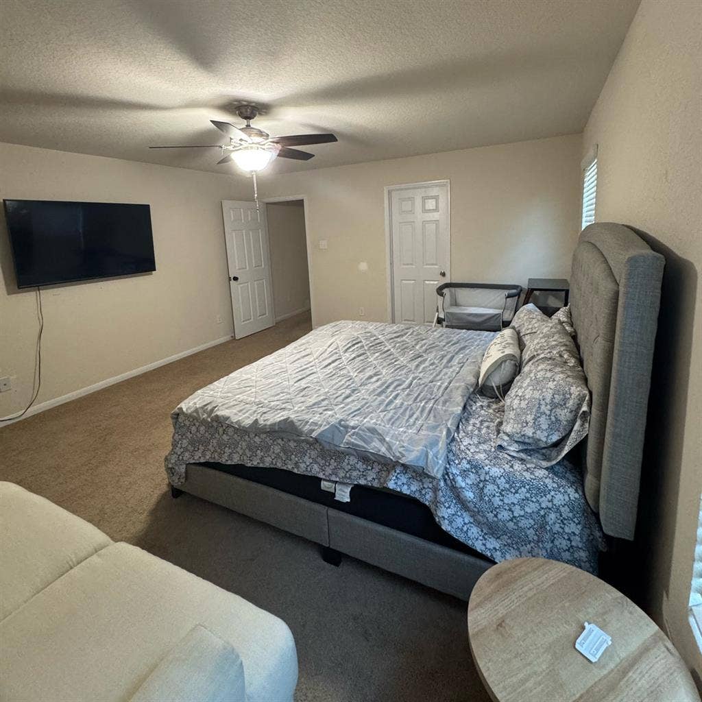 Furnished Master Bedroom