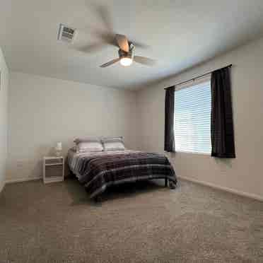 First floor bedroom in townhome