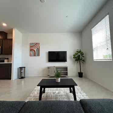 First floor bedroom in townhome