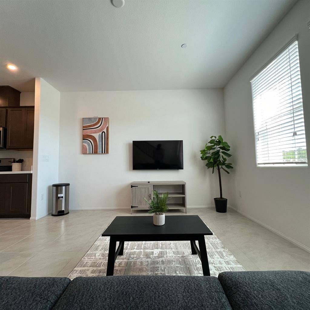 Master bedroom in townhouse