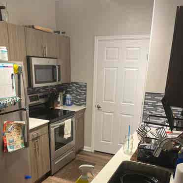 2 bedroom apt w/ attached garagee