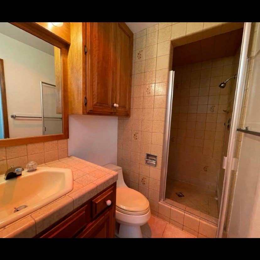 Master bedroom, full bath available