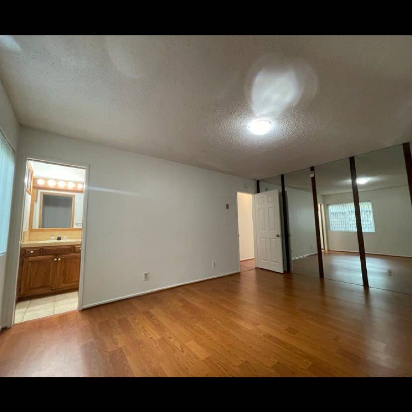 Master bedroom, full bath available