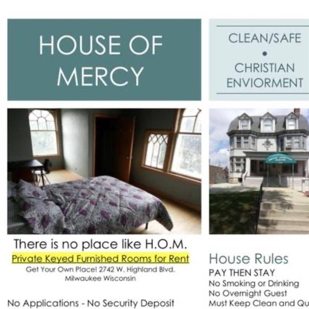 House Of Mercy - Rooms for Rent