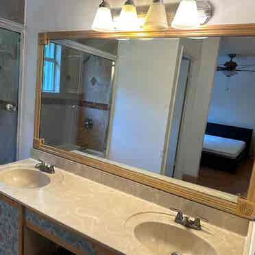 Master bedroom  private bathroom