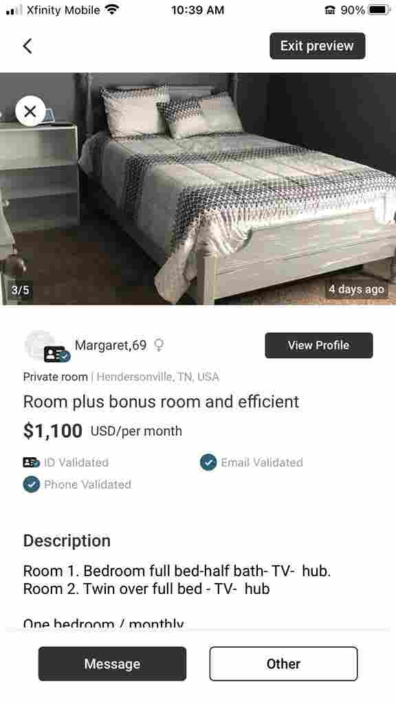 Room plus bonus room and efficient