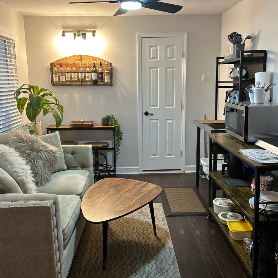 Furnished suite with separate entry