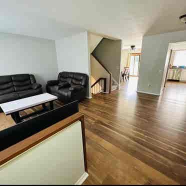 Fully furnished remodeled basement.