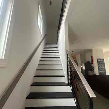 Upstairs room with personal bath