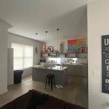 Upstairs room with personal bath