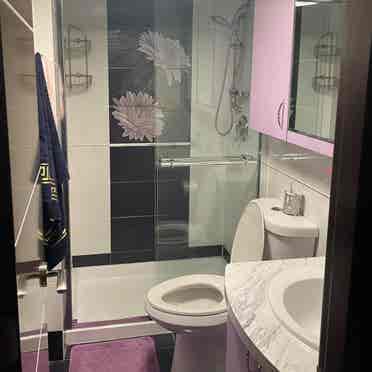 Large room with private bathroom