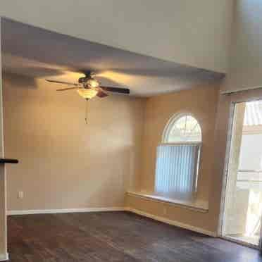 Bedroom with shared bathroom