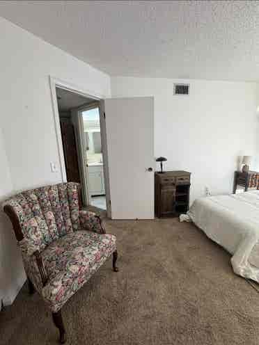 Great room in wooded condominium