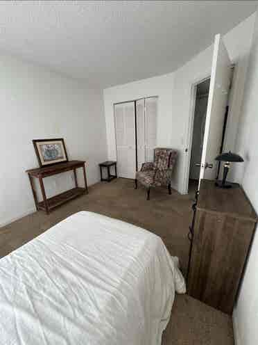 Great room in wooded condominium
