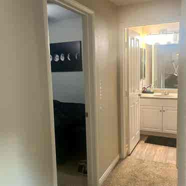 Room with private bathroom