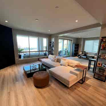 Bedroom + Bathroom in luxury condo