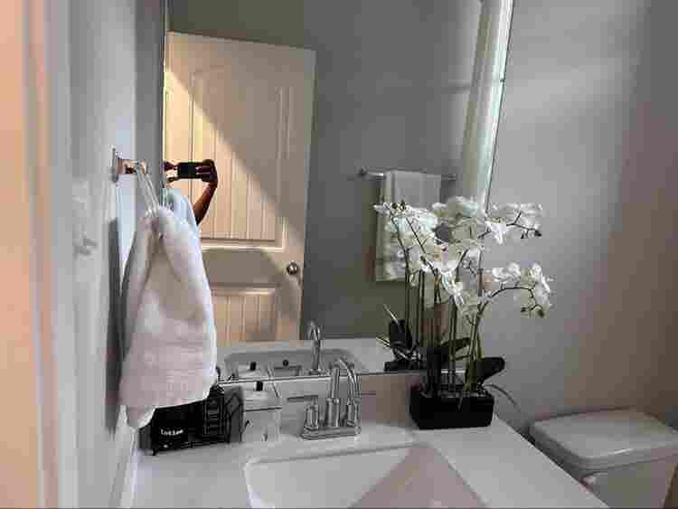 Bedroom + private Bath