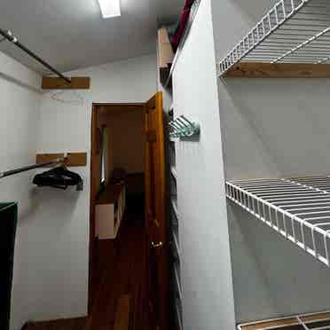 Private bedroom/bath/walk-in closet