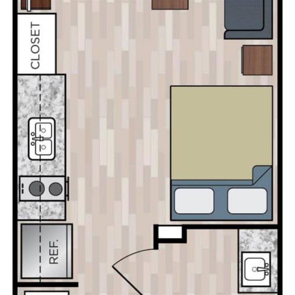 Dockside Studio apartment for rent