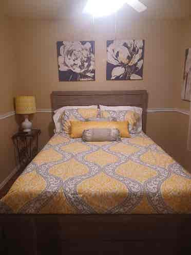 individual furnished bedrooms!