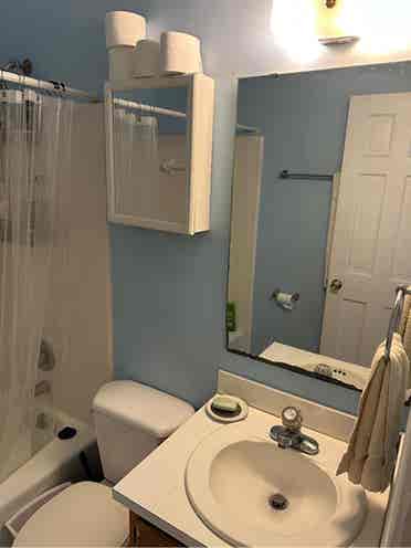 Light-filled DnTown.  2 bath