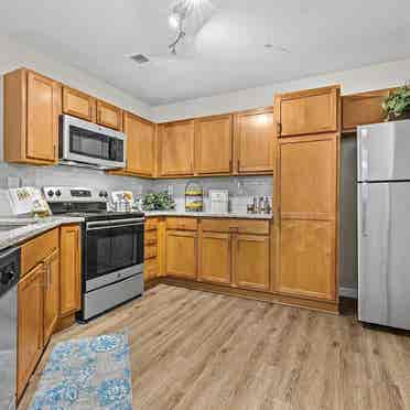 One bedroom at settlers landing