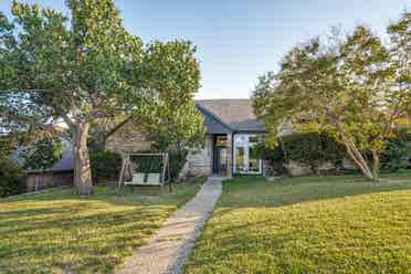 Central home with walking trail