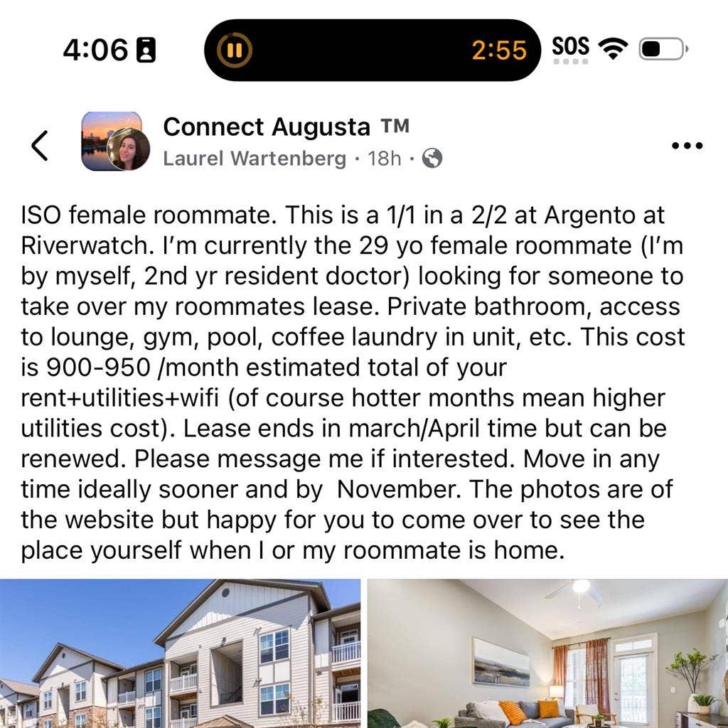 Looking for roommate